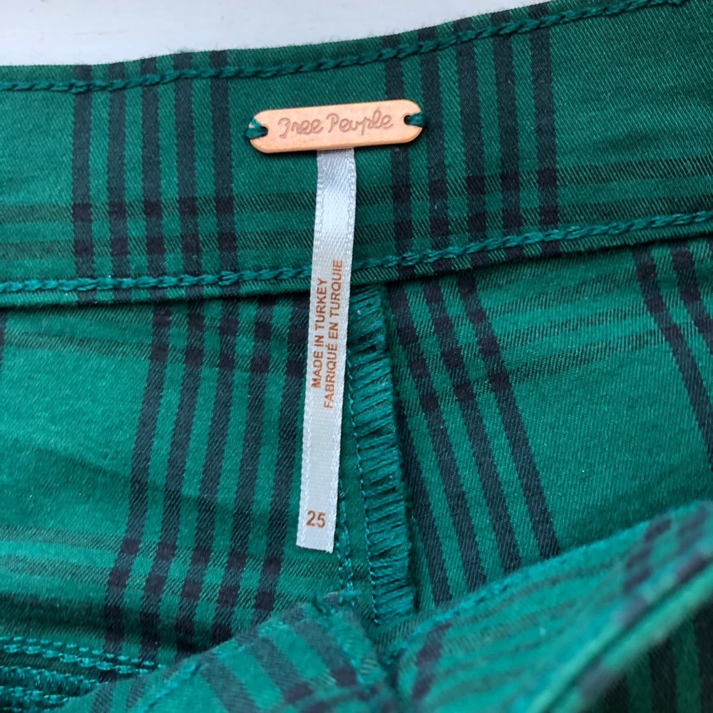 Free people plaid pants